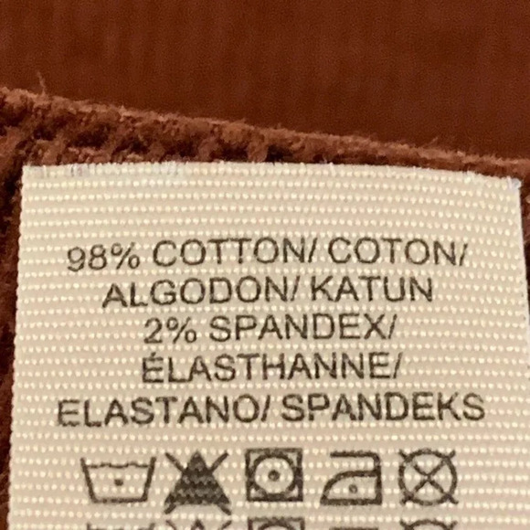 Lucky Brand Women's A Line Cotton Corduroy Button Front Mini Skirt Size 0 - Picture 11 of 14